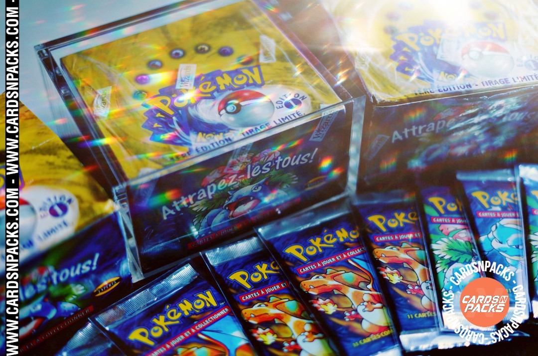 Boosters Pokemon Set de Base scelles - Conservation cartes Pokemon
