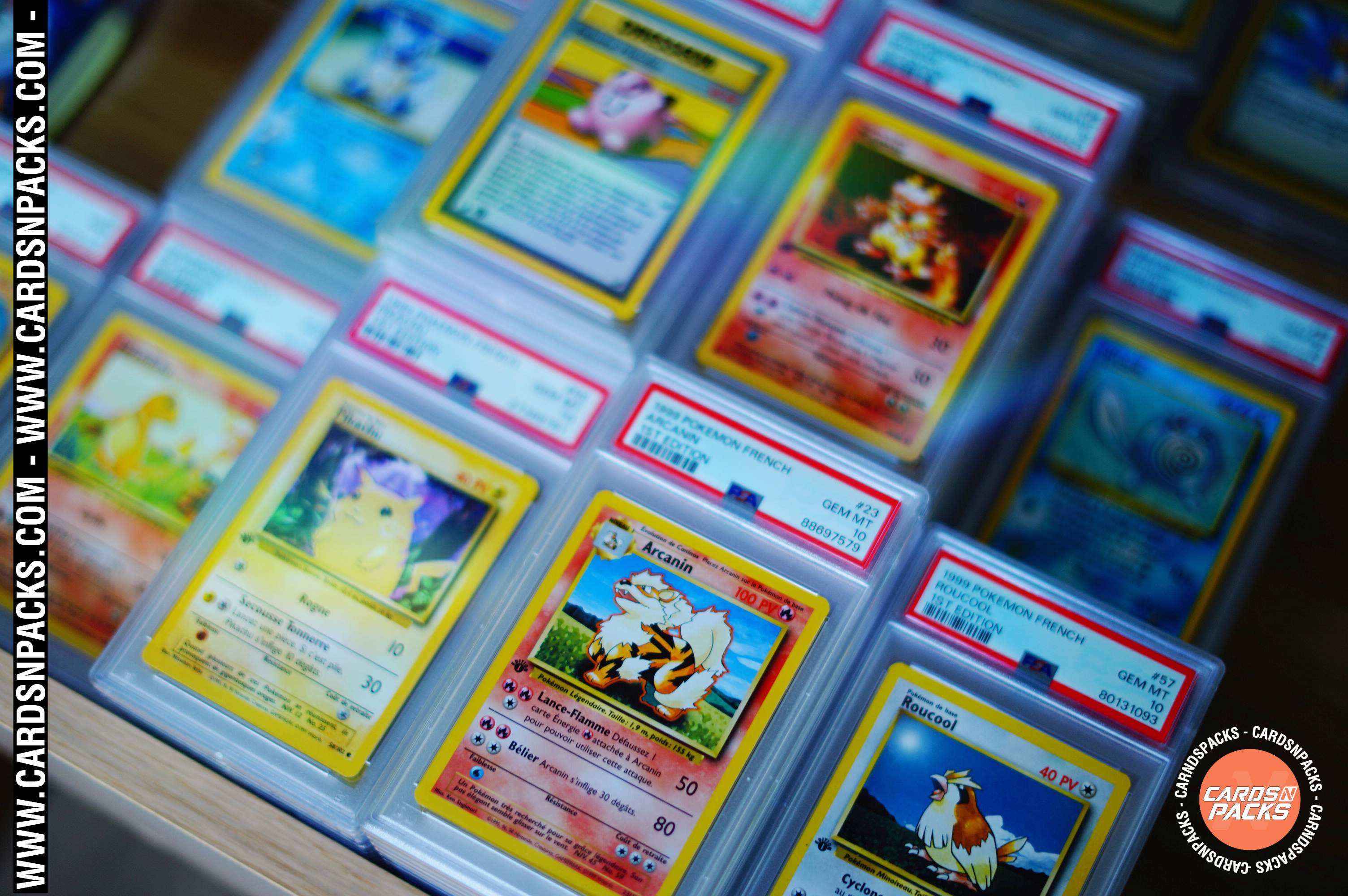 Collection de cartes Pokemon certifiees PSA - Comment reconnaitre une vraie carte