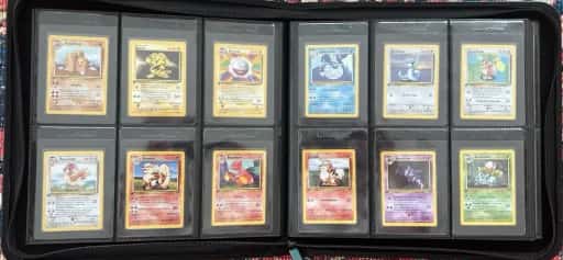 Lot complet de 86 cartes No Holo Set de Base Édition 1