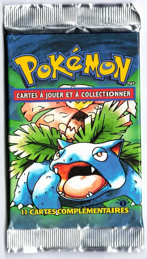 Booster Pokemon Set de base Edition 1 Florizarre Scellé Wizards Léger