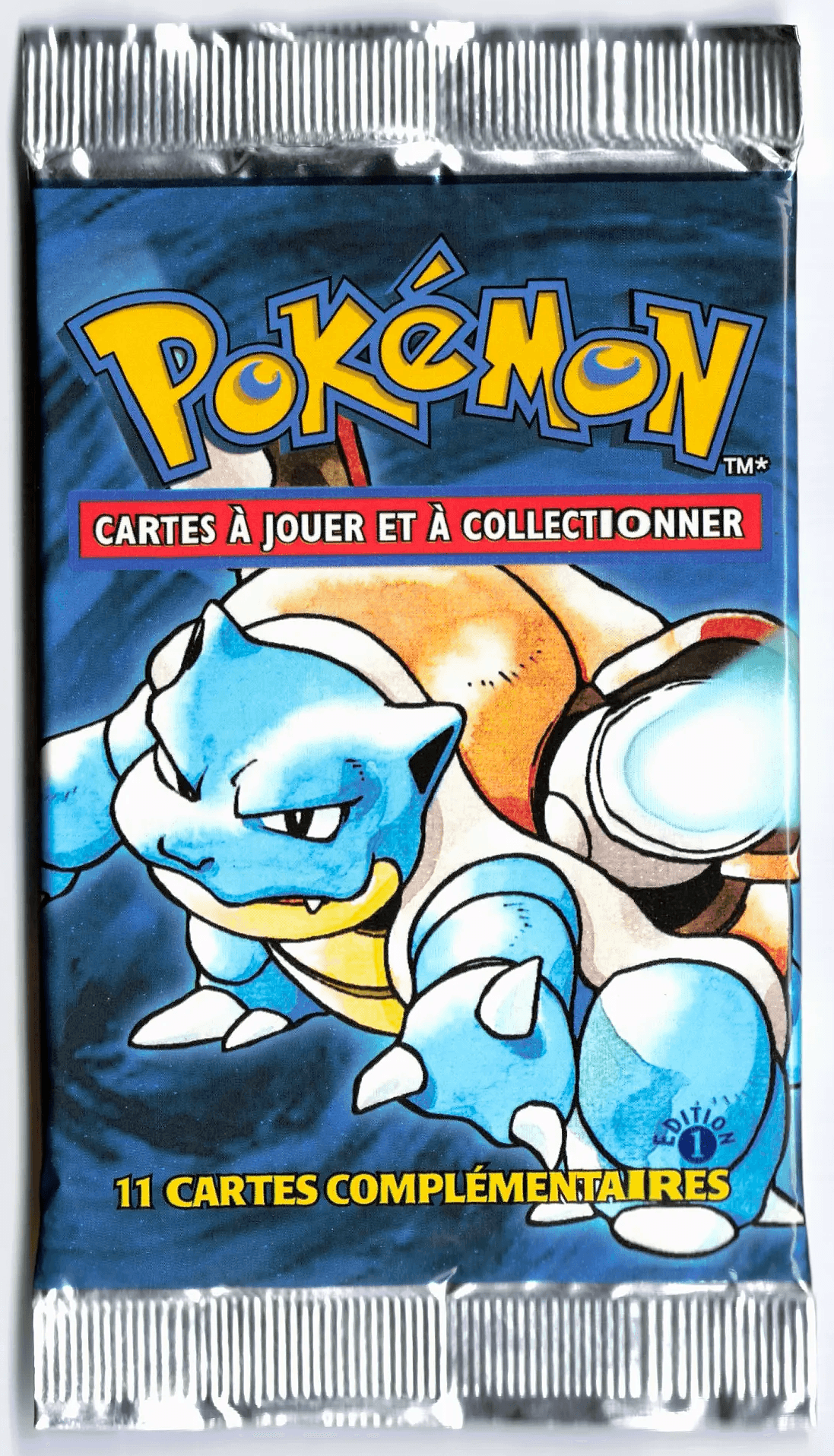 Booster Pokemon Set de base Edition 1 Tortank Scellé Wizards Léger