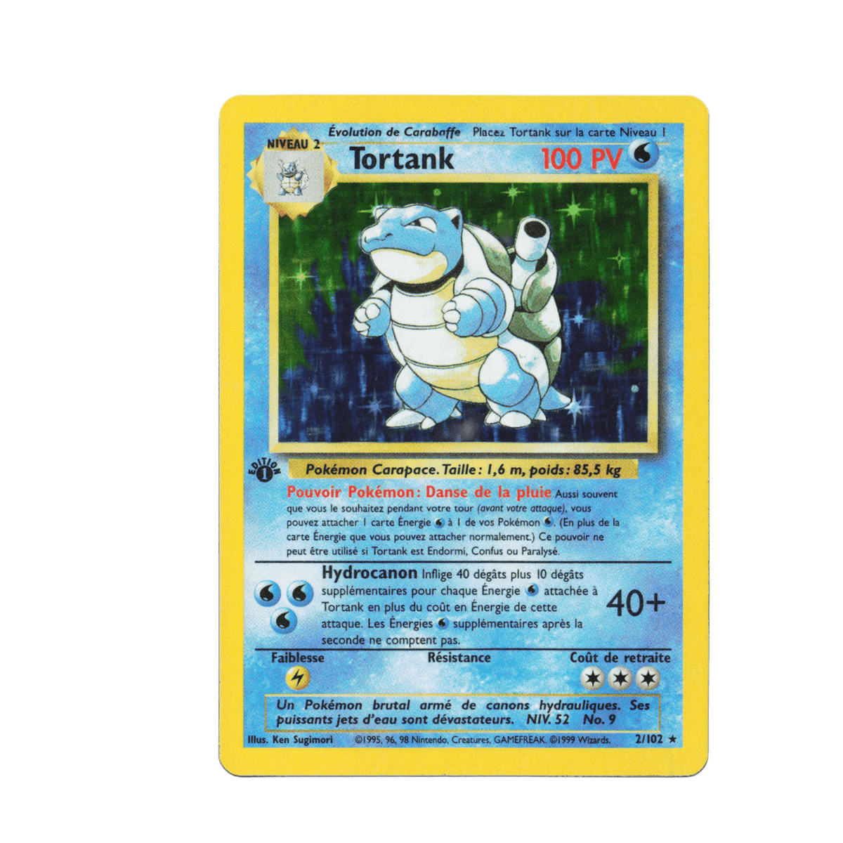 Tortank Set de Base -- exemple de carte vintage recherchee en version promo