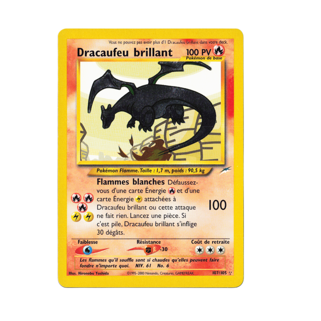 Carte Dracaufeu Brillant Neo Destiny Pokemon Vintage Rare